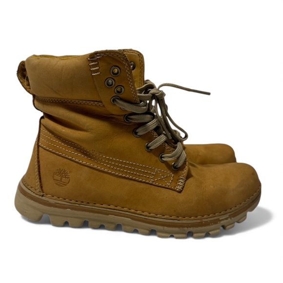 Timberland Hiking Boots Tan Brown Nubuck 7 Gorpcore Lightweight Comfy Outdoor - Picture 1 of 15